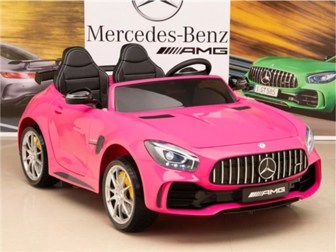 Pink mercedes kids online