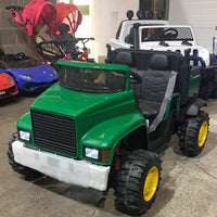 NEW 12v10ah 4WD Farmer Truck 2 SEATER kids ride on - Green