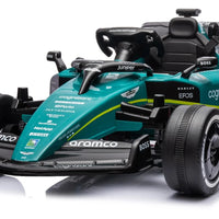 New 2024 F1 Aston Martin 24v ride on car