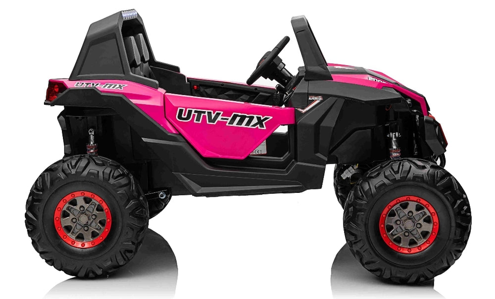 New UTV MX 603 Mp4 kids ride on buggy -  Pink