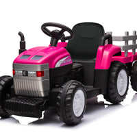 T7 New Holland 12v mini tractor - Pink