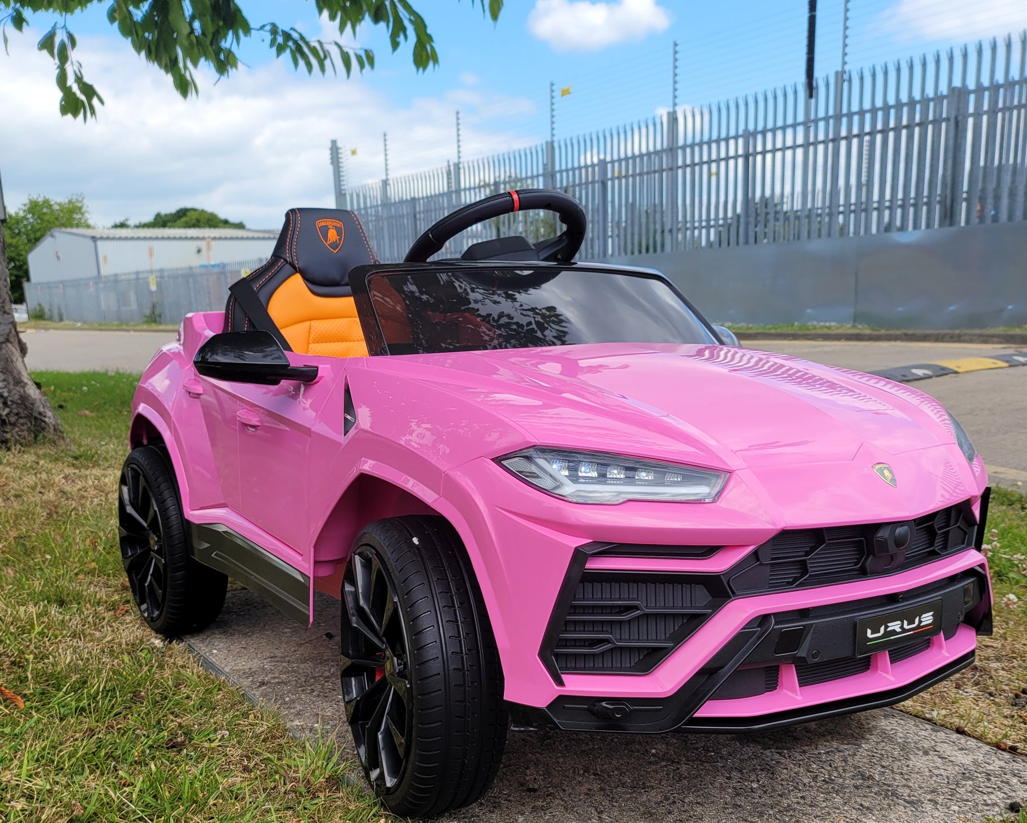 Licensed 12v Lamborghini Urus Kids Ride on Car Pink