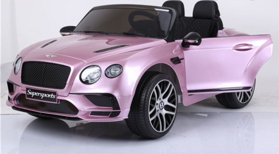 Licensed Bentley Supersport 12v ride on car Metallic Pink