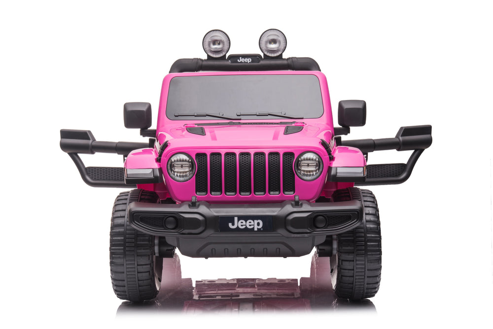 12v Licensed Rubicon Jeep wrangler Pink 4WD