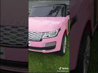 
              Range Rover HSE 24v Mp4 2 seater kids ride on car - Pink
            